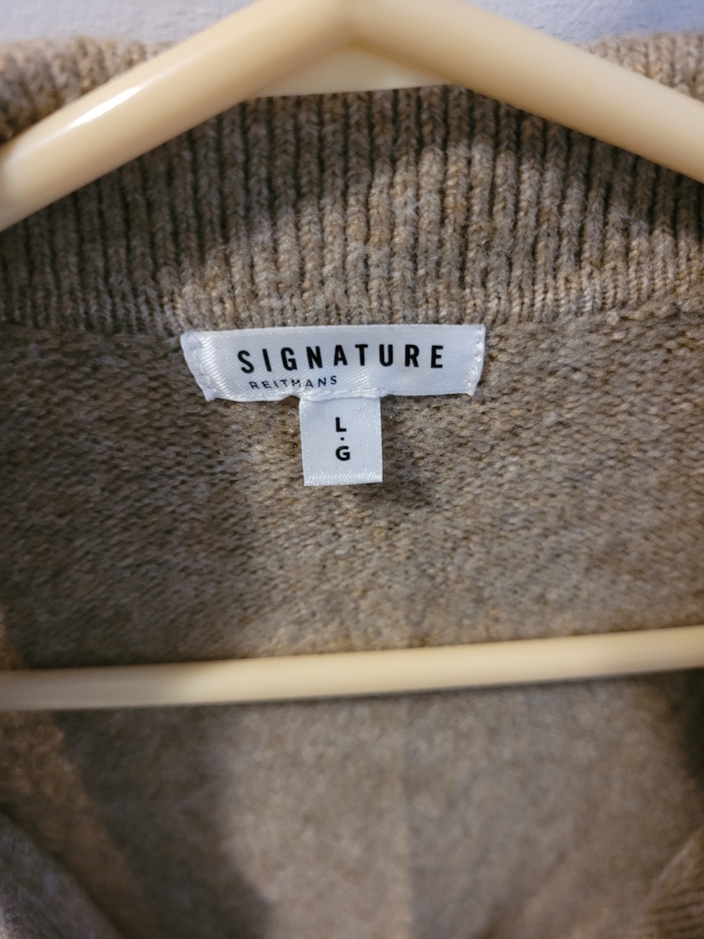Reitmans Tan Collared Button Cardigan - Picture 2 of 4